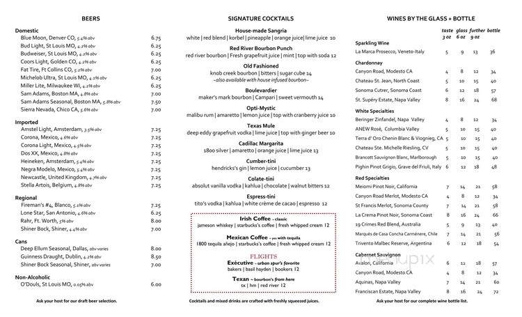 Urban Spur Grill & Bar - Irving, TX menu_pic