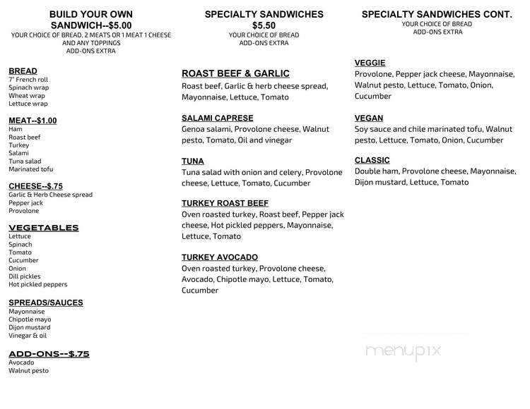 Sana Food Mart - Ripon, CA menu_pic