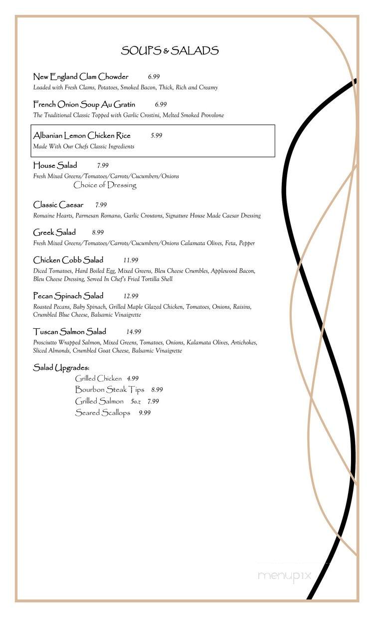 Adria Restaurant & Banquet Facility - East Bridgewater, MA menu_pic