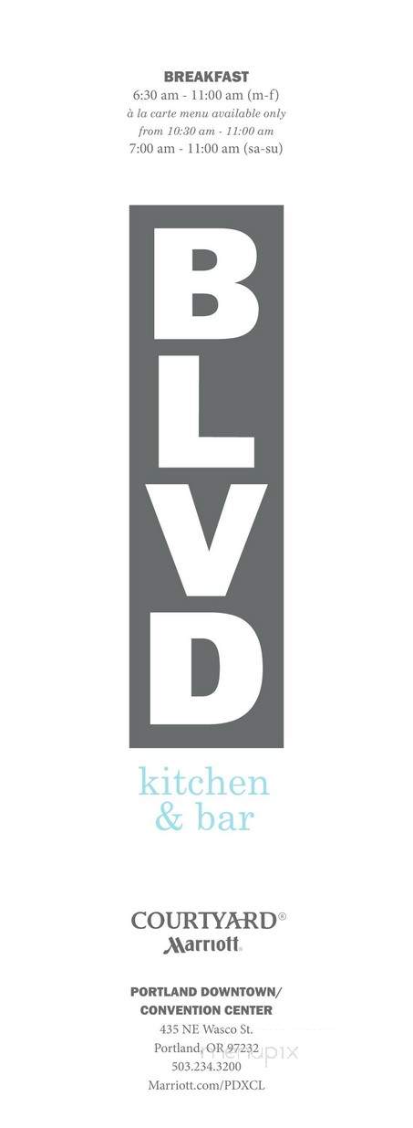BLVD Kitchen & Bar - Portland, OR menu_pic