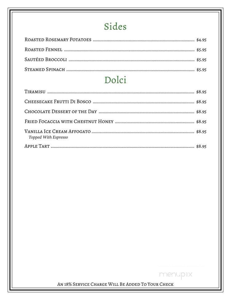 Due Baci - Miami Beach, FL menu_pic