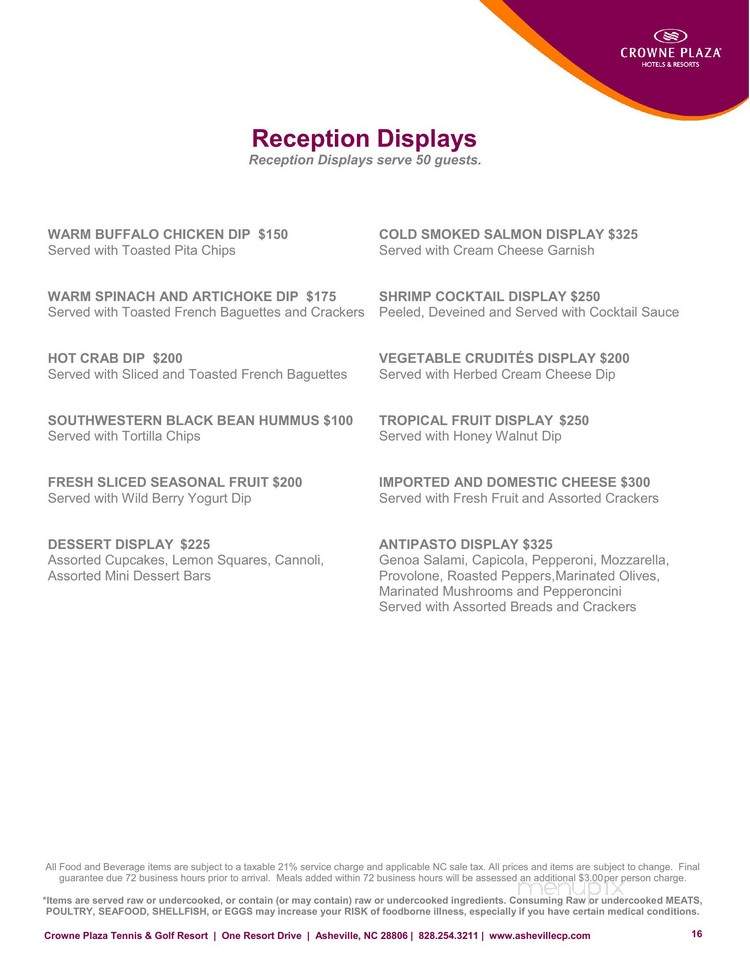 Overlook Restaurant - Asheville, NC menu_pic