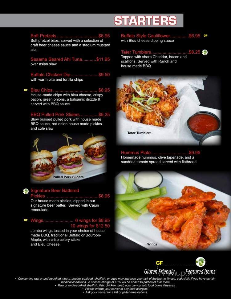 Twenty/20 Taphouse - Canton, OH menu_pic