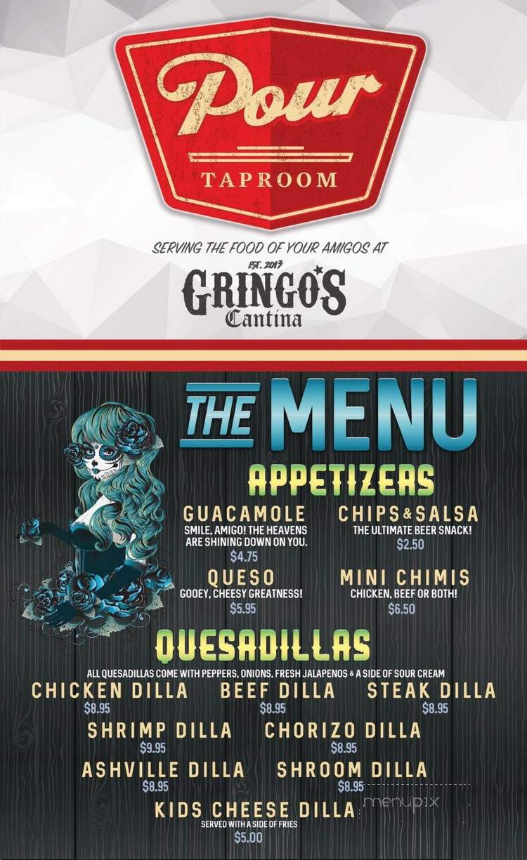 Pour Taproom - Greenville, SC menu_pic