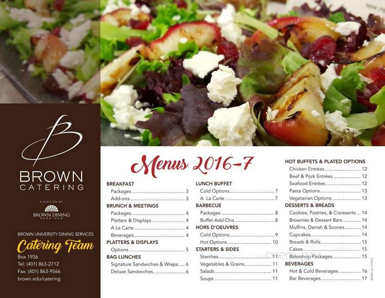 Sharpe Refectory - Providence, RI menu_pic