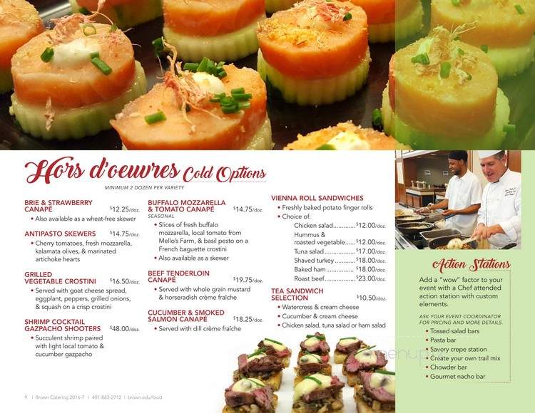 Sharpe Refectory - Providence, RI menu_pic