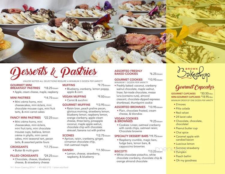 Sharpe Refectory - Providence, RI menu_pic