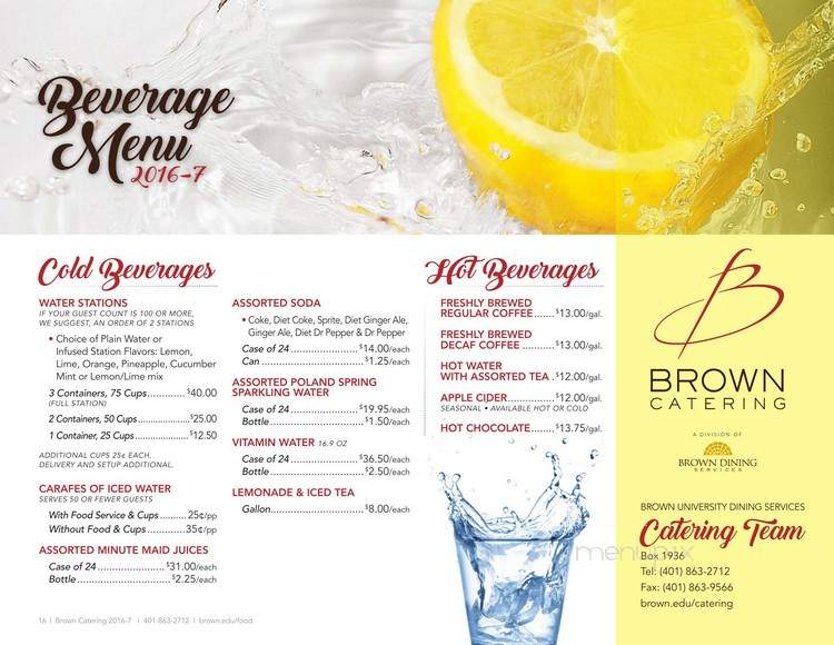 Sharpe Refectory - Providence, RI menu_pic