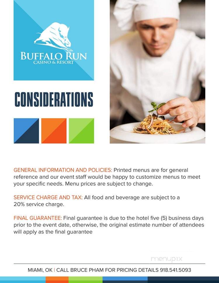 The Bistro - Miami, OK menu_pic