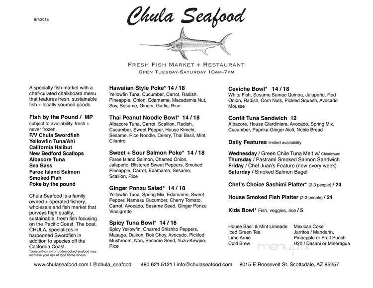 Chula Seafood - Scottsdale, AZ