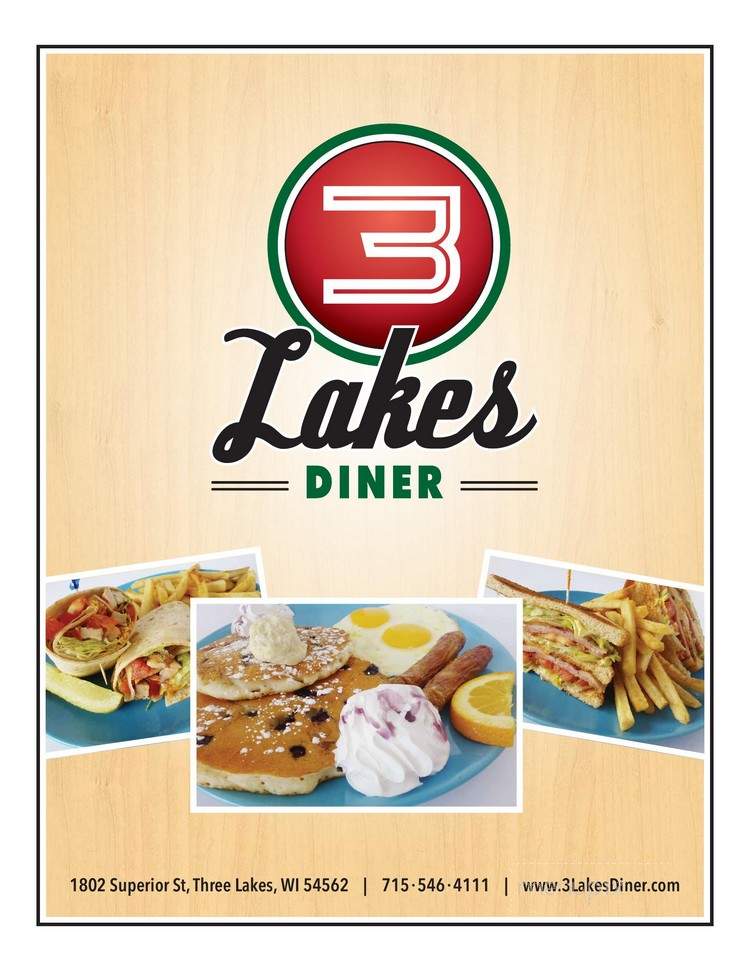 3 Lakes Diner / Three Lakes Diner - Three Lakes, WI menu_pic