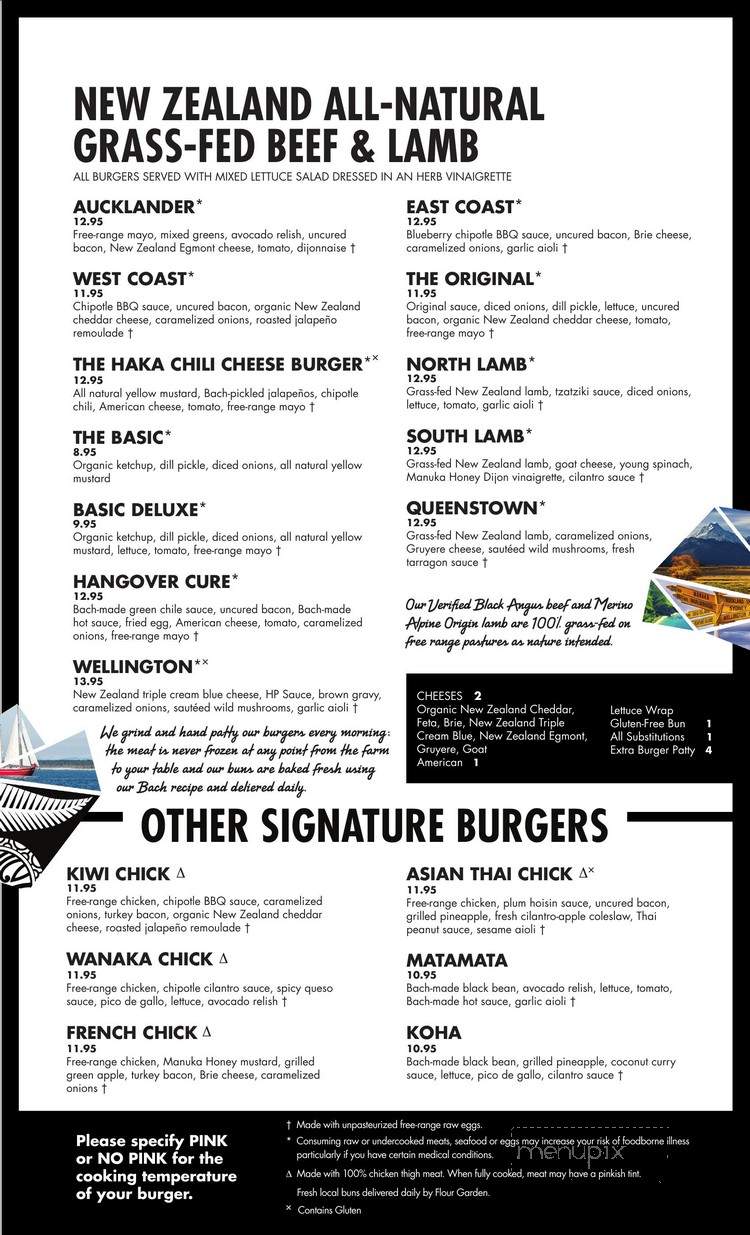 Burger Bach - Midlothian, VA menu_pic