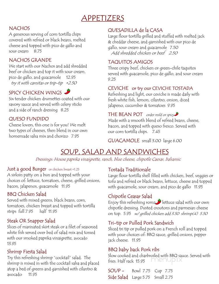 Agave Maria Restaraunt & Cantina - Camarillo, CA menu_pic