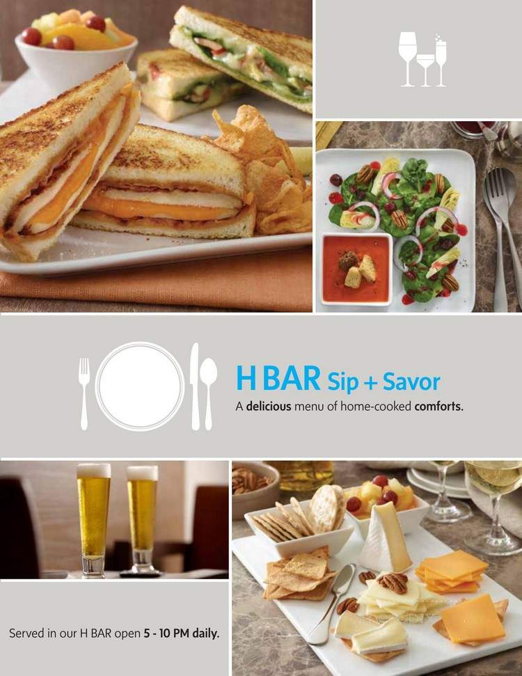 H Bar - Bellevue, WA menu_pic