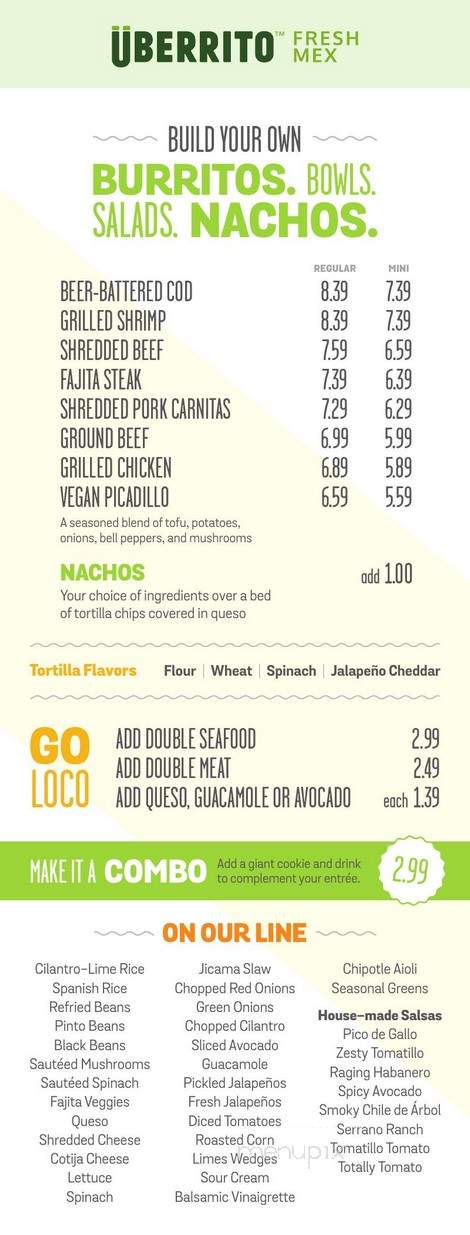Uberrito - Friendswood, TX menu_pic