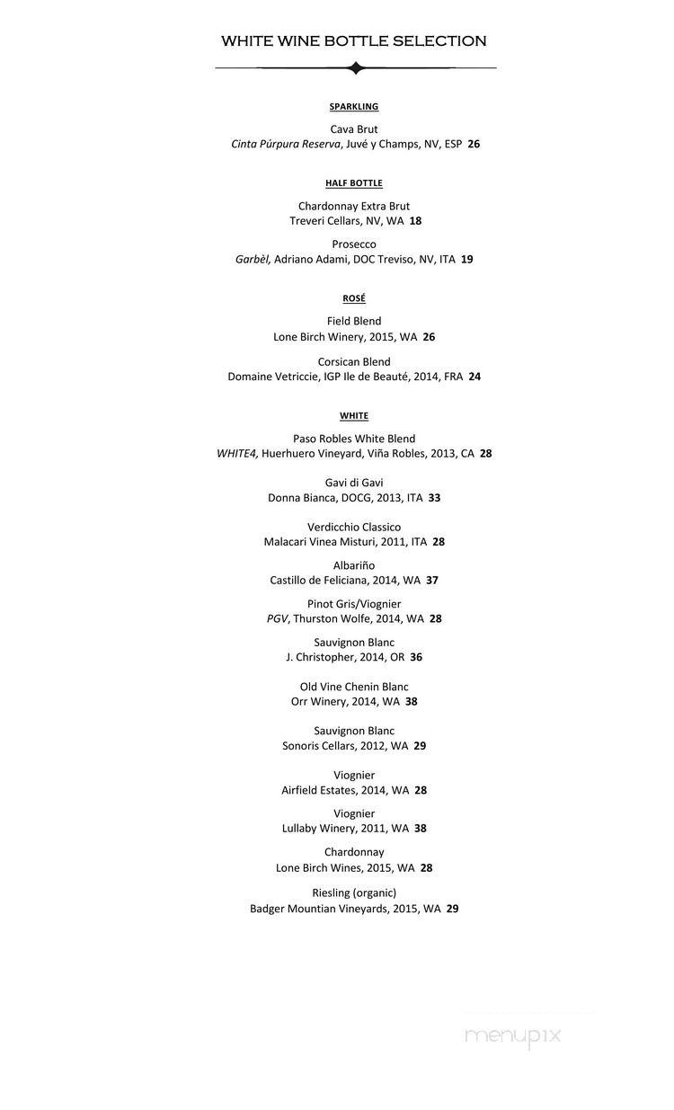 Taps at The Guardhouse - Port Townsend, WA menu_pic