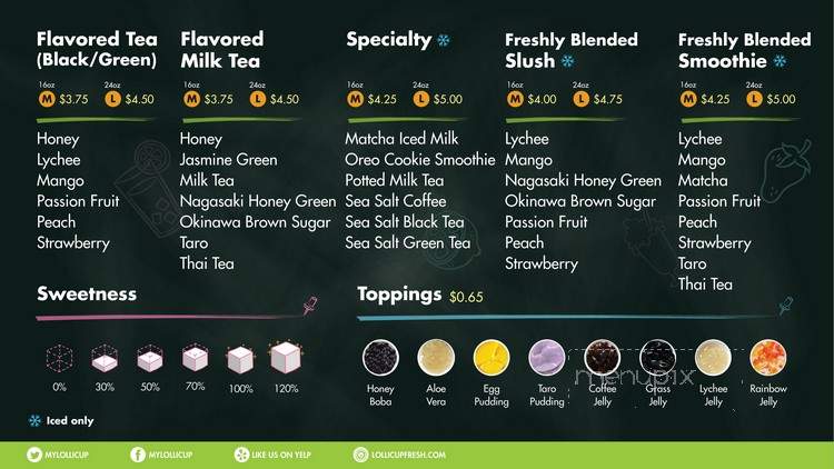 Lollicup - Los Angeles, CA menu_pic