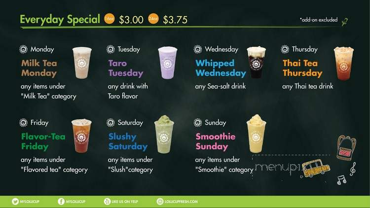 Lollicup - Los Angeles, CA menu_pic