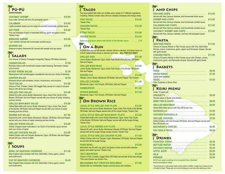 Coconuts Fish Cafe - Plano, TX menu_pic