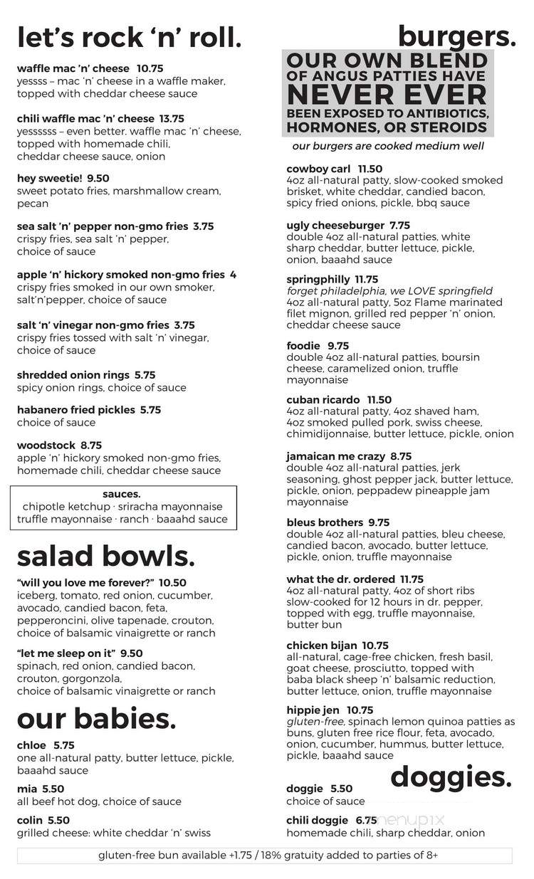Black Sheep - Springfield, MO menu_pic