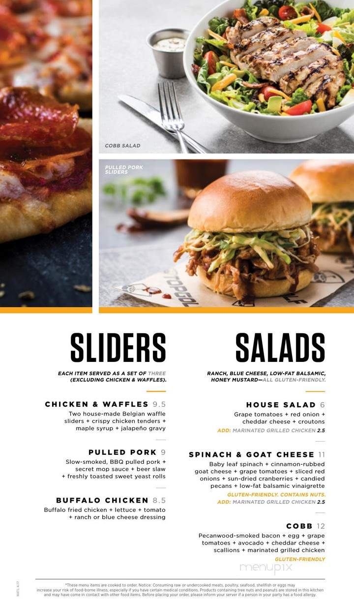 Topgolf - West Chester Township, OH menu_pic