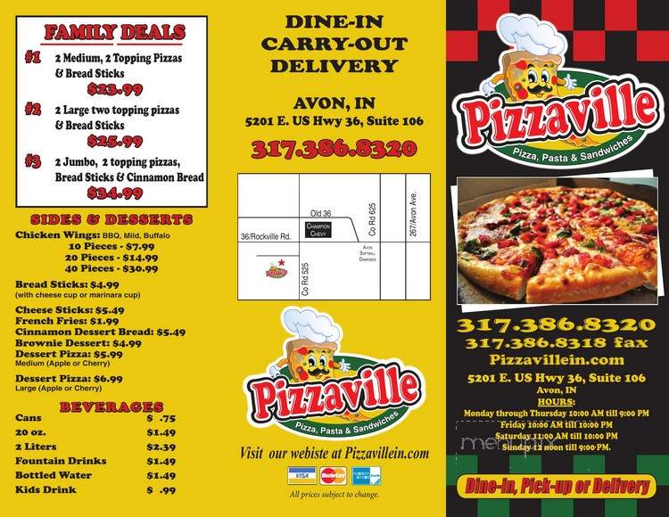 Pizzaville - Avon, IN