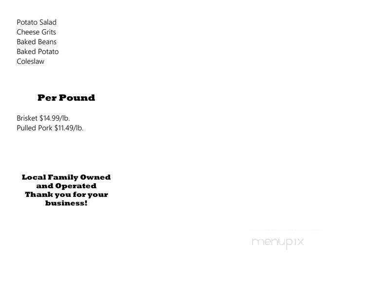 Chompers BBQ Den - Mandeville, LA menu_pic