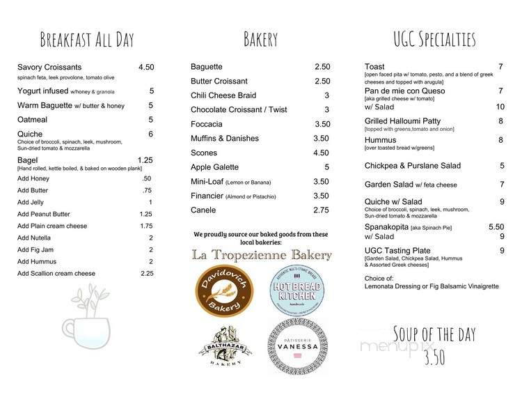 UGC eats! - New York, NY menu_pic