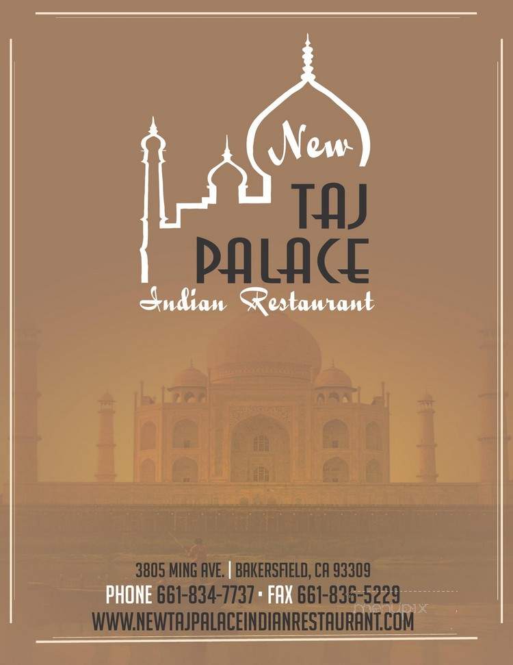 New Taj Palace Indian Restaurant - Bakersfield, CA