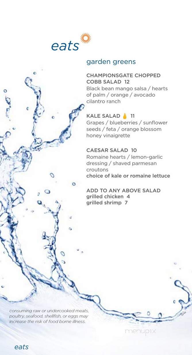 Croc's - Championsgate, FL menu_pic