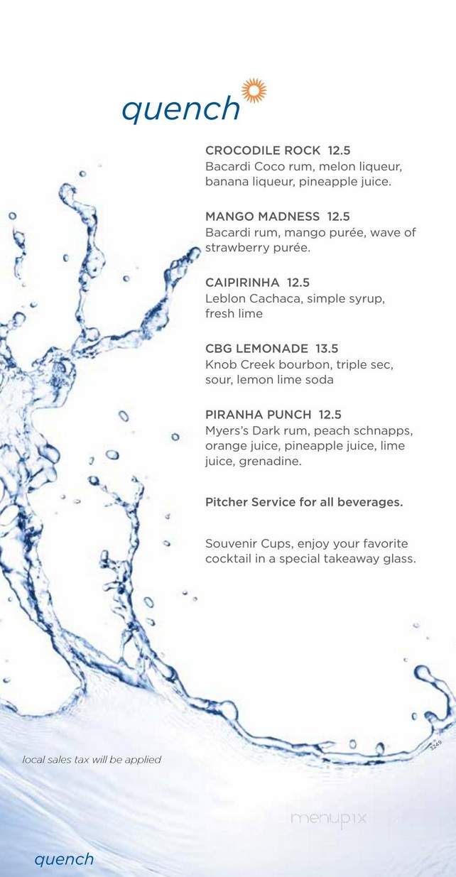 Croc's - Championsgate, FL menu_pic