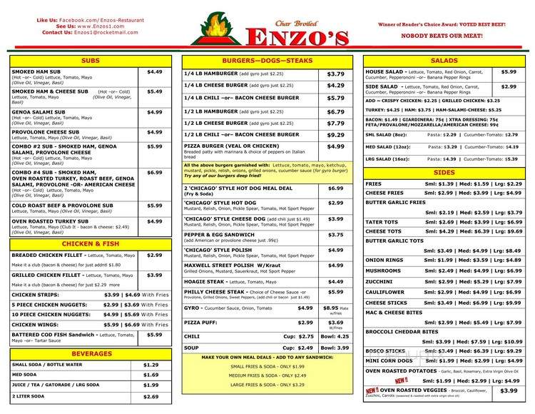 Enzo's Restaurants - Schererville, IN