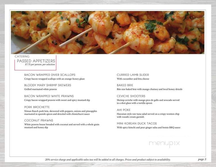Alpine Club - Truckee, CA menu_pic