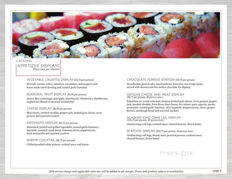 Alpine Club - Truckee, CA menu_pic