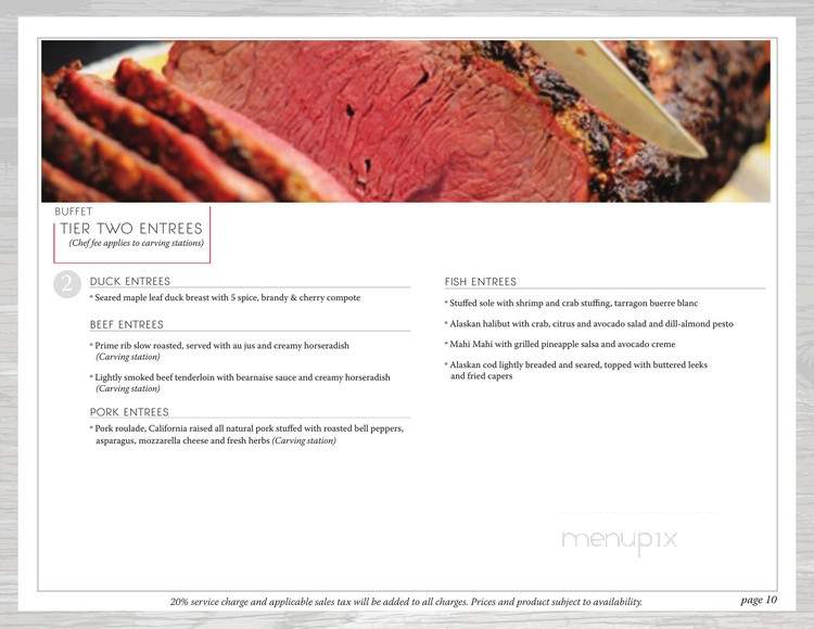 Alpine Club - Truckee, CA menu_pic
