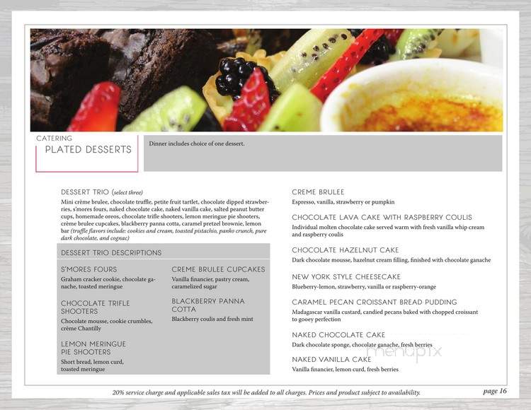 Alpine Club - Truckee, CA menu_pic