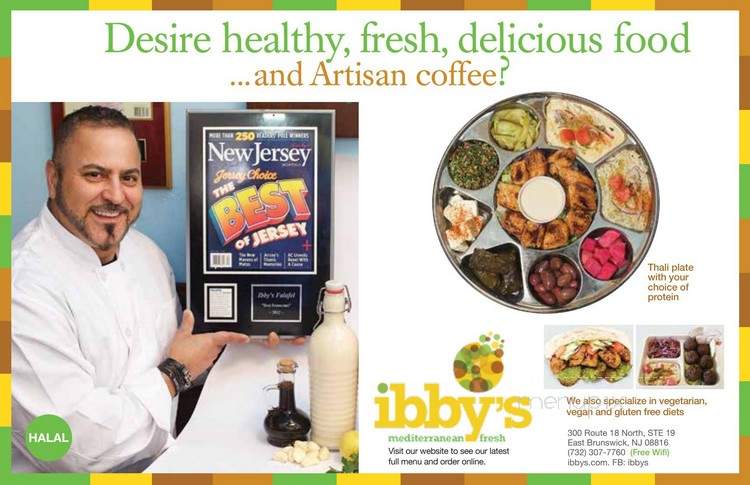 Ibby's Mediterranean Fresh - East Brunswick, NJ menu_pic