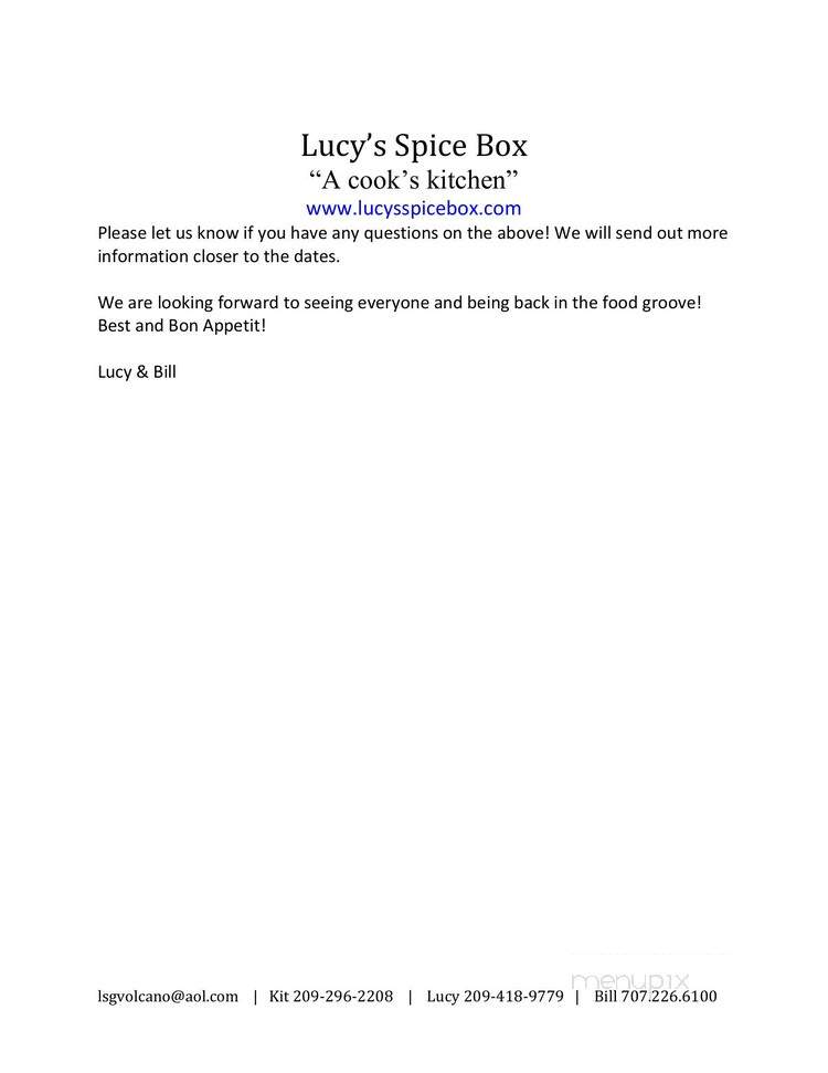 Lucy's Spice Box - Amador City, CA