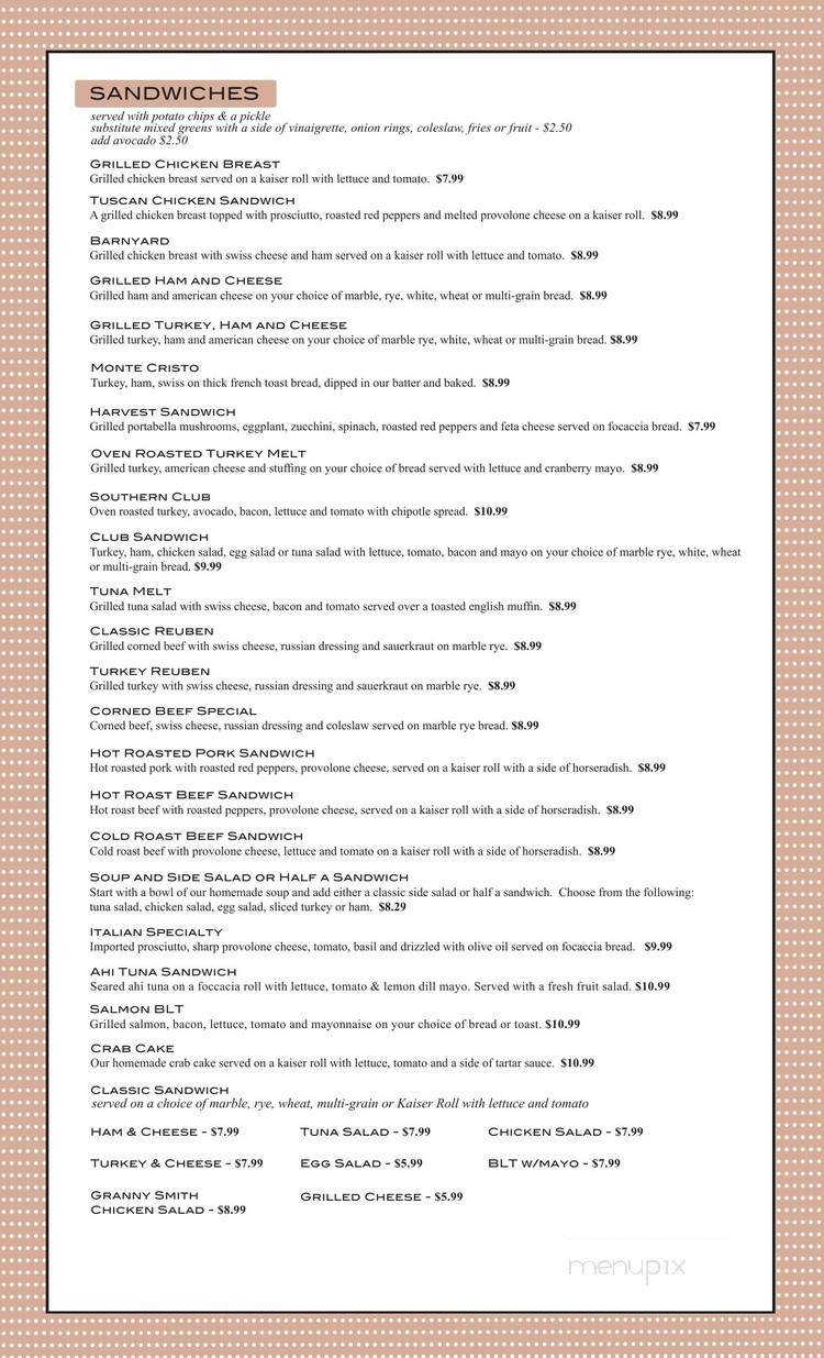 NUDY'S CAFE - Chadds Ford, PA menu_pic