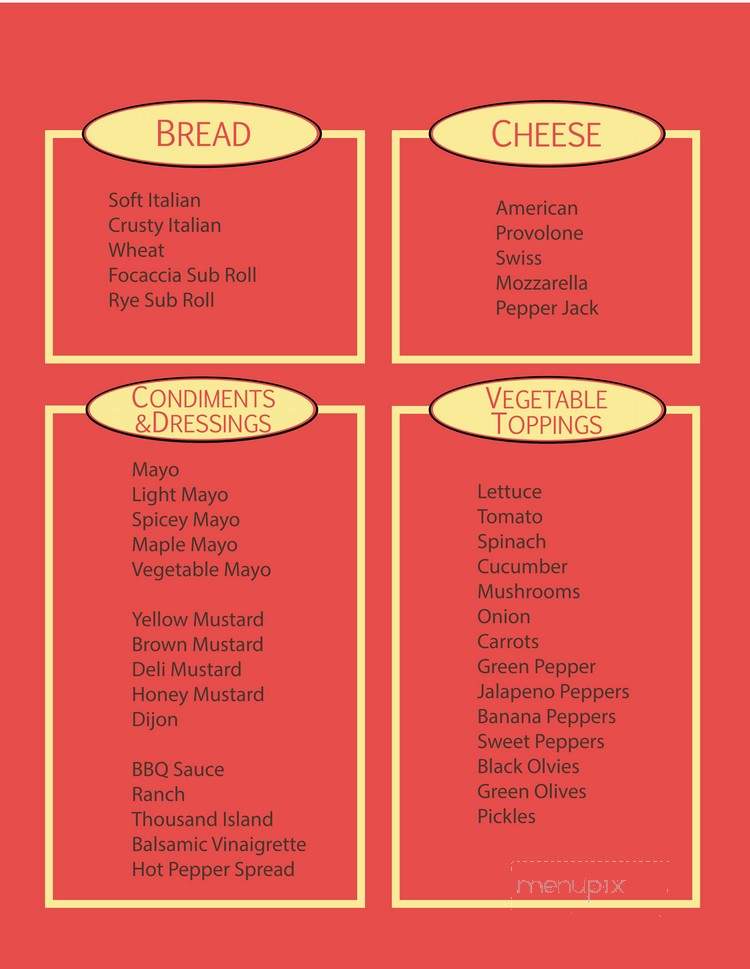 Wondersub - Old Bridge, NJ menu_pic