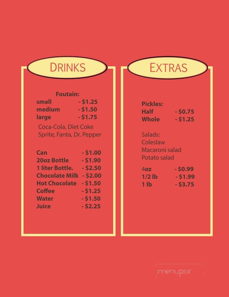 Wondersub - Old Bridge, NJ menu_pic