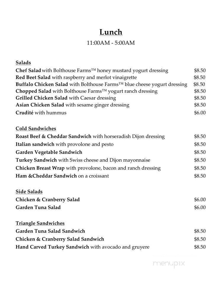 Market - New York, NY menu_pic