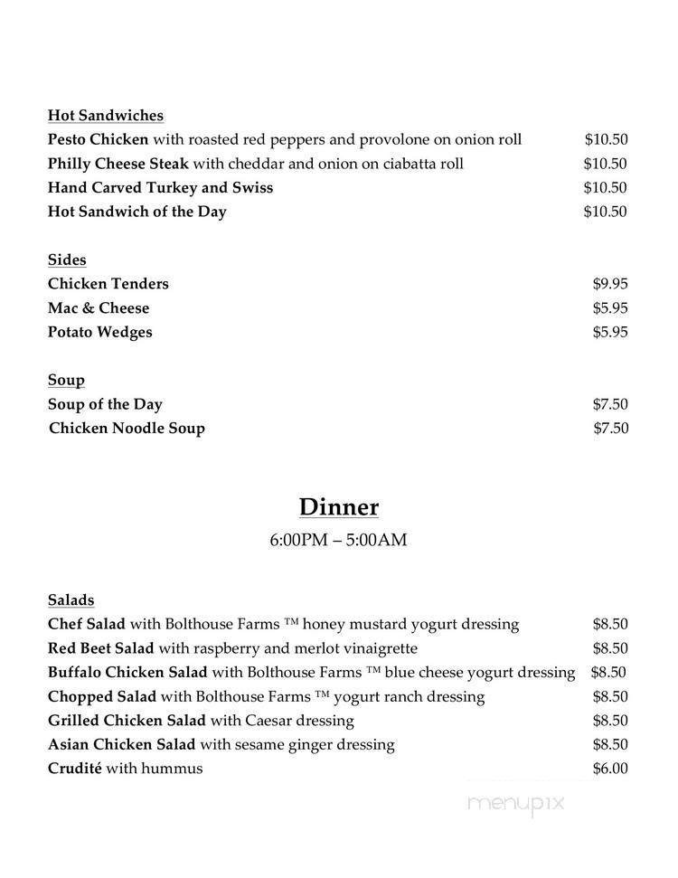 Market - New York, NY menu_pic