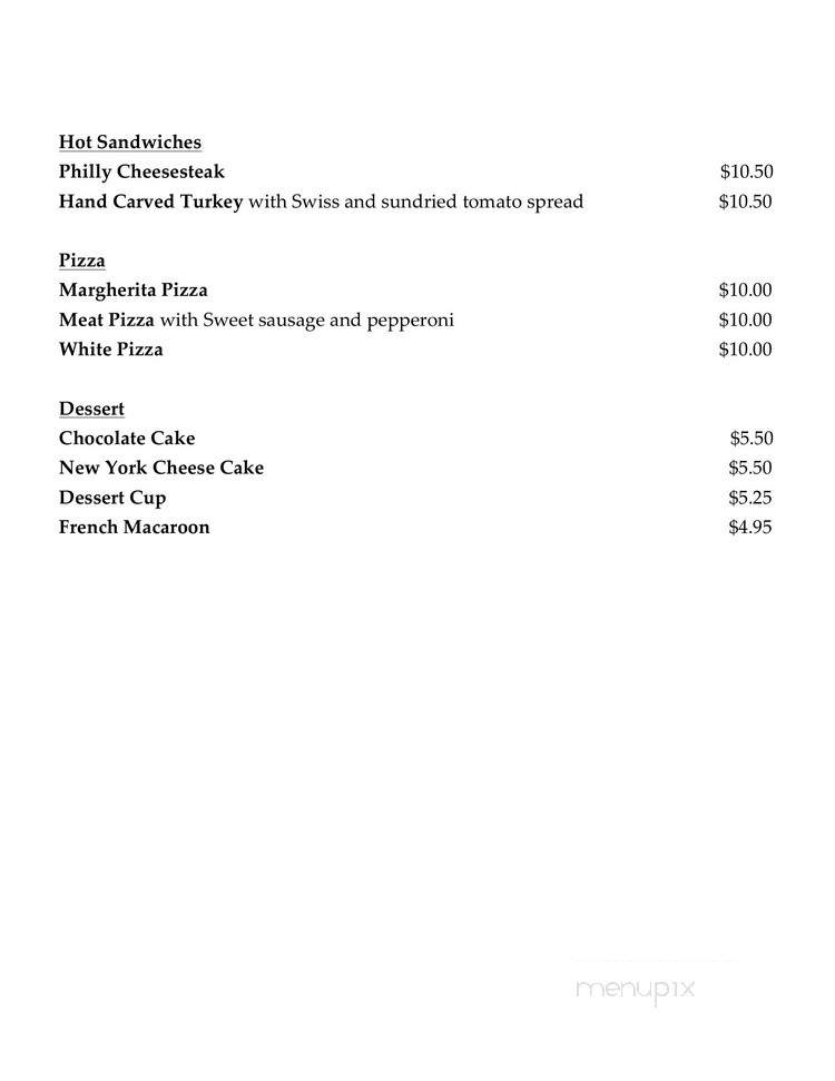 Market - New York, NY menu_pic