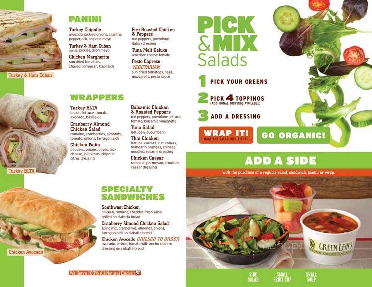 Green Leaf's Beyond Great Salads - Gulfport, MS menu_pic