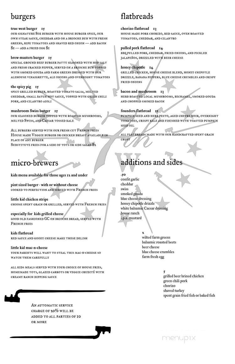 True West - Acton, MA menu_pic