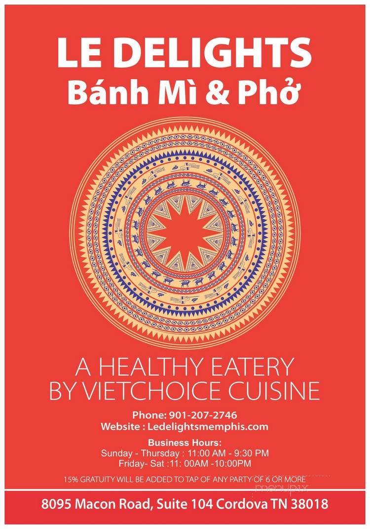 Banh Mi & Pho - Cordova, TN menu_pic