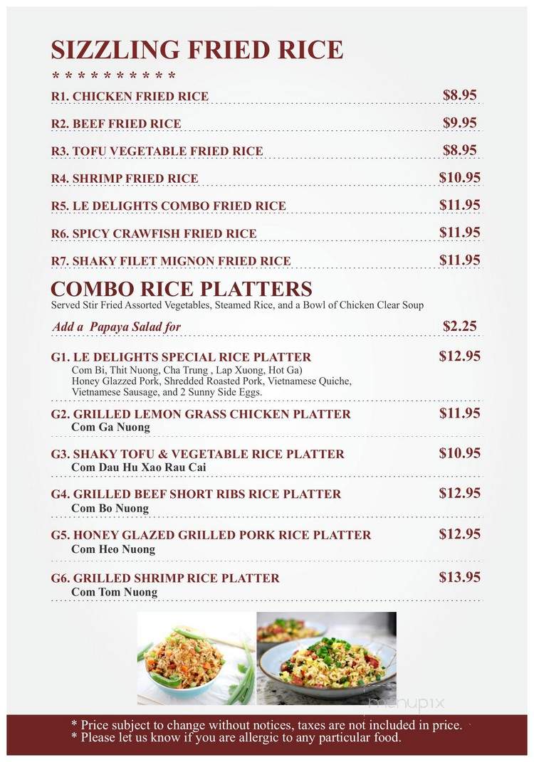 Banh Mi & Pho - Cordova, TN menu_pic