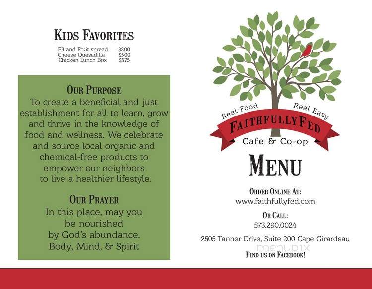 Faithfully Fed - Cape Girardeau, MO menu_pic