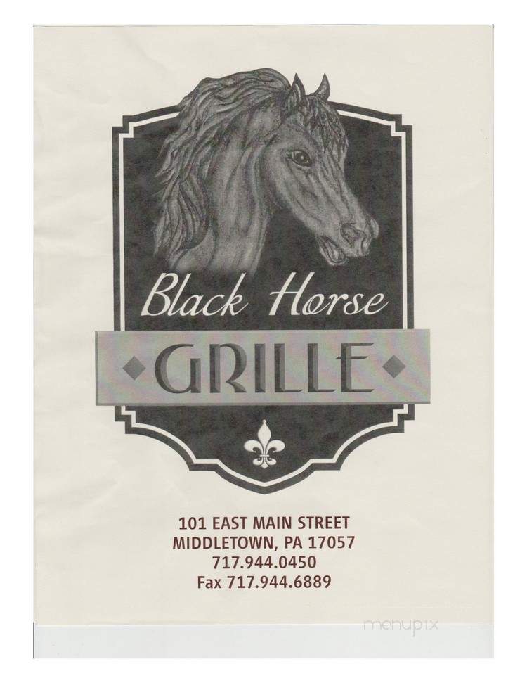 Black Horse Grille - Middletown, PA menu_pic